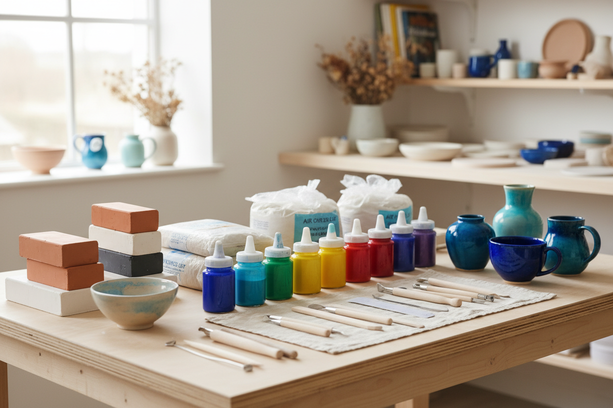 Clay, Oven Clay, Glazes