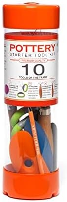 Xiem Tools Premium Quality Pottery Starter Kit, 10 Pieces