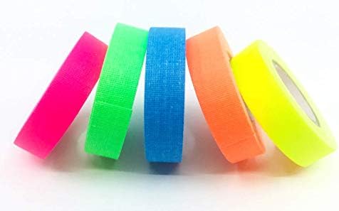 Gaffer Power Spike Tape | USA Made Gaffers Tape | 5 Bright Neon Gaffer Tape Colors | No Residue | Marking | Labelling | Weather Resistant | Better Than Duct Tape
