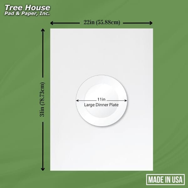 Tree House Packing Paper for Moving – 120 LARGE Newsprint Packing Paper Sheets – 31” x 22” Paper for Packing Dishes, Shipping, and Moving Supplies – Recyclable Movers’ Paper – Made in USA