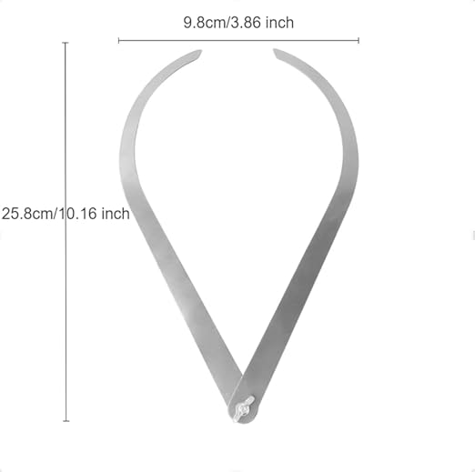 10 Inch Pottery Tools, Bent Leg Pottery Calipers, Caliper Measuring Tool, Stainless Steel Ceramic Tools for Carving Shaping