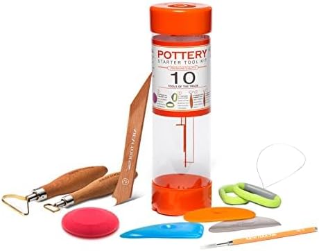 Xiem Tools Premium Quality Pottery Starter Kit, 10 Pieces
