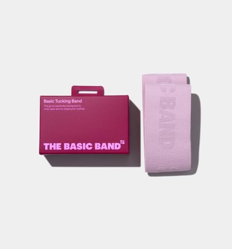 THE BASIC BAND Seamless Layering & Cropping Band for Women | Elastic Waistband with Hook & Eye Closure