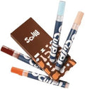 Sculpd Metallic Acrylic Paint Pens Set, Terracotta Tones, Premium Fine Tips for Painting Pottery, Wood, Cardboard, Paper, Glass & Most Other Surfaces, 4 Modern Colours for Arts & Crafts