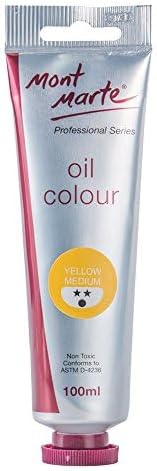 Mont Marte Oil Paint 100mls - Yellow Medium