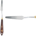 Creative Mark Stainless Steel Palette Knife Painting Tools - Paint Palette with Wooden Handle - Variety of Shapes and Sizes - 32T, 2-3/4 in