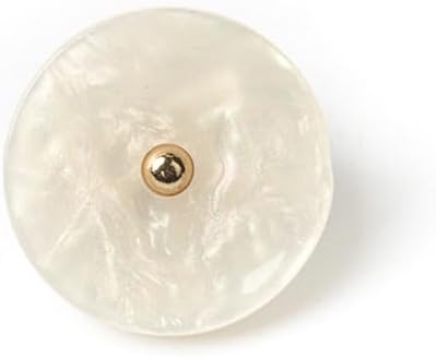 20PCS Sewing Button, White Metal Buttons Suitable for Children's/Women Cardigan Decorative Button (12.5mm)