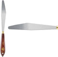 Creative Mark Stainless Steel Palette Knife Painting Tools - Paint Palette with Wooden Handle - Variety of Shapes and Sizes - 57F, 5-1/2 in