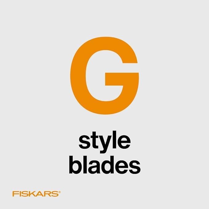 Fiskars Trimmer Cutting Replacement Blades, Trimmer Replacement Blades, Refill Blade Carriage for Personal Trimmer, Twin Pack, Orange