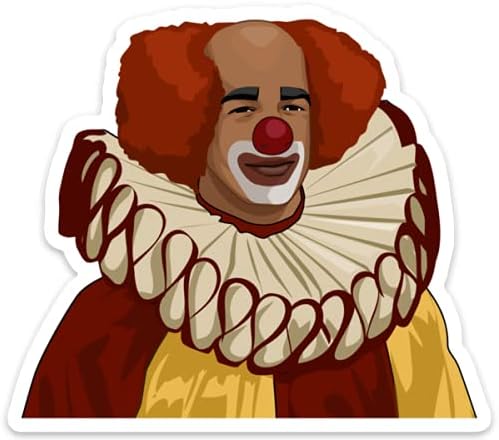 Homie The Clown Sticker - 4 Inch WaterProof - Vinyl Stickers, Laptop Decal, Water Bottle Sticker, Car Decal, Skateboard Stickers, Funny Stickers, Small Gift, Black Art, African American Tv Show