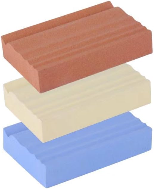 Sharpening Stones for Wood Carving Tools - Whetstones Wood Carvers Sharpener -Gouge Sharpening Stone 280 & 1000 & 3000 Grit