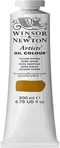 Winsor & Newton Artists' Oil Color, 200ml (6.75 oz) Tube, Yellow Ochre