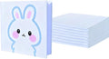6PCS 5x5 Inch White Blank Books for Kids to Write Stories, Hardcover Sketchbooks for Students Empty Blank Comic Book DIY Make Your Own Book Blank inside 48 Pages
