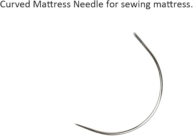 Eketirry Hand Sewing Needle Kit, Heavy Duty Household Hand Needles for for Upholstery, Carpet, Leather, Canvas Repair (5 Pieces)
