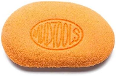 Mudtools Orange Mudsponge – Absorbent Pottery Sponge for Clay, Ceramics, and Wheel Throwing | Compressed, Durable, Perfect for Smoothing and Detail Work (Orange)