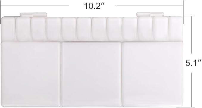 Transon Paint Palette Box 33 Wells for Mixing Gouache, Acrylic and Oil Paint with 1 Paint Brush