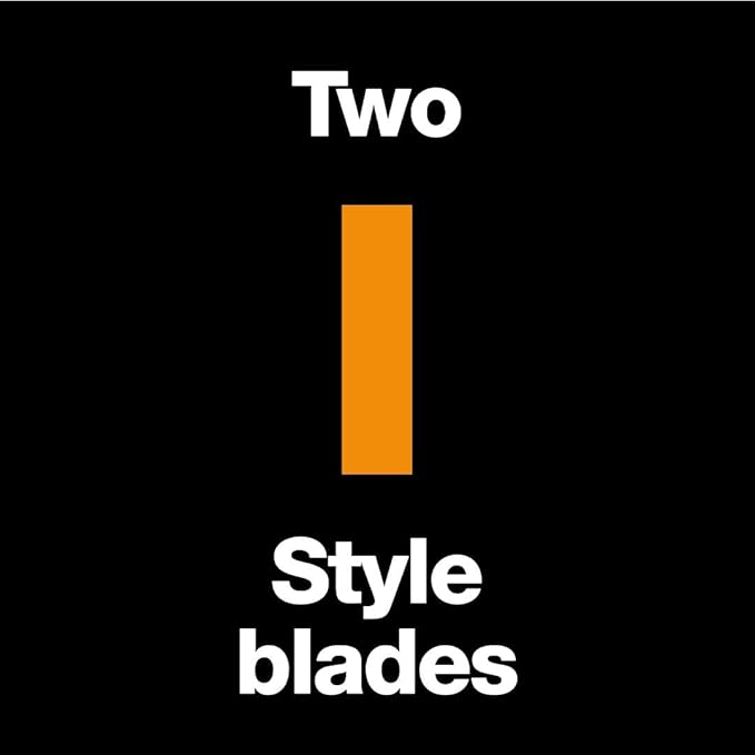 Fiskars TripleTrack Trimmer Replacement Blades - 2 Pack - High Profile Style I Blades for Cutting and Scoring - Arts and Crafts - Orange