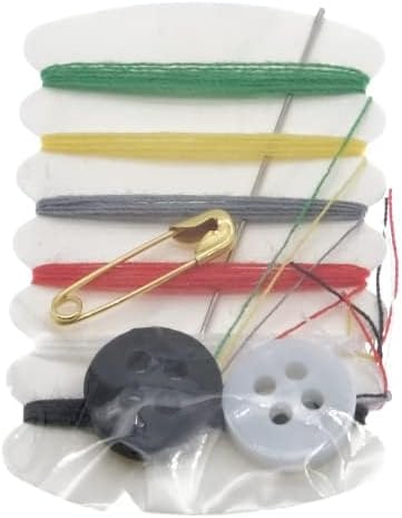Aysekone 50 Sets Travel Sewing Kit Emergency Repair Kit with Needles Threads Buttons Safety Pins Portable Sewing Supplies for Home Hotel Travel Necessities