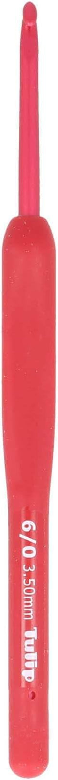 Tulip Etimo Red Crochet Hook Soft-Grip 3.50mm 1pc