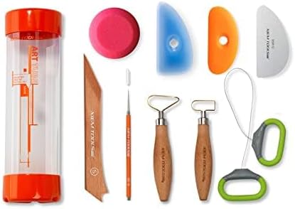 Xiem Tools Premium Quality Pottery Starter Kit, 10 Pieces