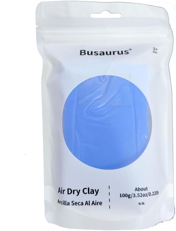 100g Cornflower Blue Air Dry Foam Clay, DIY Magic Model Clay for Kids, Colorful Soft Clays for School Supply, Art Projects, Cosplay - Non-Sticky, Non-Toxic & Safe - Gifts for Boys & Girls and Adult