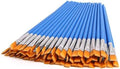 DECYOOL 60 Pcs Paint Brushes Set Nylon Flat Hair Small Oil Watercolor Artist Painting Kits Bulk for Acrylic Painting