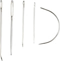 Eketirry Hand Sewing Needle Kit, Heavy Duty Household Hand Needles for for Home Upholstery Carpet Leather Canvas Repair (7 Pieces)