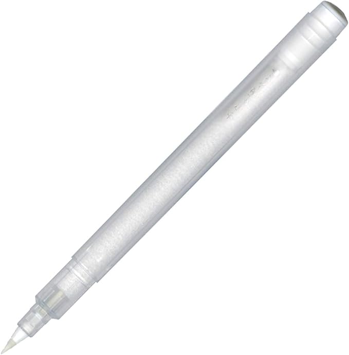 Kuretake Karappo Pen, Fine Brush tip 5pcs set, Empty refillable ink pen, for lettering, calligraphy, illustration, drawing, Made in Japan