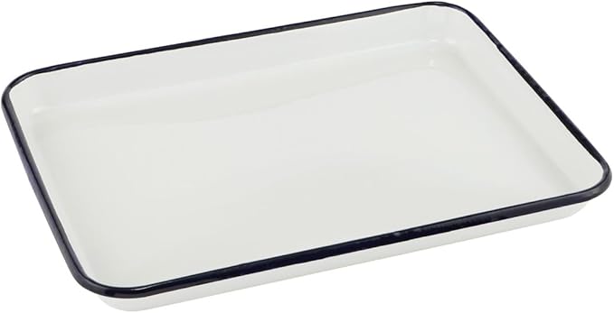 Creative Mark Butcher Tray Palette - 11 x 15 Inches - Triple Coated Enamel Tray Palette for Painting, Color Theory, Mixing, and More