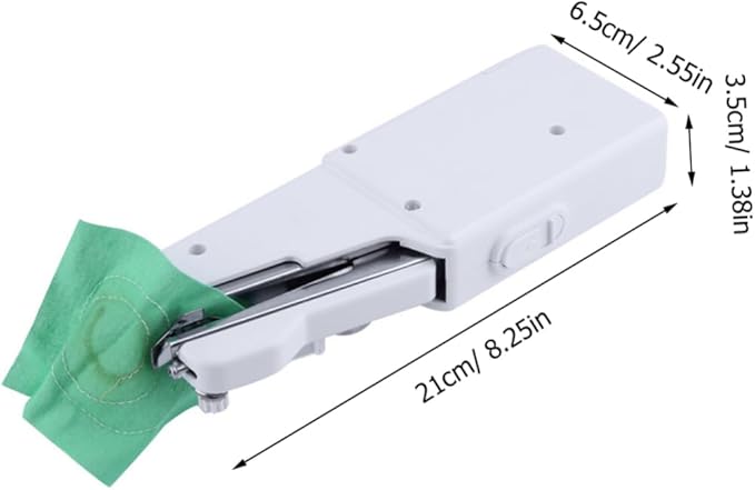 NUOBESTY Singer Handheld Sewing Machine Portable Lightweight White for Home and Travel Random Color