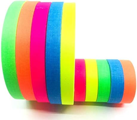 Gaffer Power Spike Tape | Proudly Made in The USA Gaffers Tape | 5 Bright Neon Tape Colors | Theater, Stage & Floor Marking | Increase Safety & Visibility