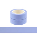 NatSumeBasics Pastel Washi Tape Solid Light Purple Washi Tapes 2 Pcs 32 Ft. Decorative Masking Tape Self-Adhesive Craft Tapes for Packaging Decor Scrapbooks DIY Gift (Light Purple)