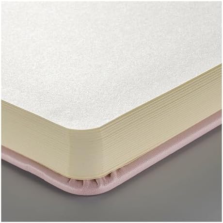 Tarens T9314-012M Art Creations Sketchbook, Drawing Notebook, 5.1 x 8.3 inches (13 x 21 cm), Pastel Pink, Thickness: 4.9 oz/sq ft (140 g/m2), Fine, Acid Free Paper, 80 Sheets Bound