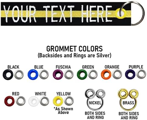 Custom Double Sided Grommeted Crate/Luggage Tags, Over 50 Fabrics, Made of Name Tape Material