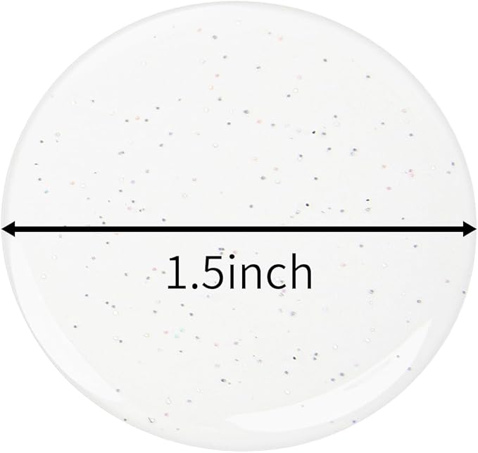1.5 Inch Glitter Epoxy Stickers – 120 PCS Self-Adhesive Resin Stickers for DIY Crafts, Bottle Cap Pendants, Scrapbooking Projects, Jewelry Making, Holiday Crafts