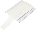 MECCANIXITY 1 Inch Double Fold Bias Tape Continuous Bulk Cotton Bias Tape for Sewing Seaming Quilting Hemming Binding Crafts (Light White 6 Yards)