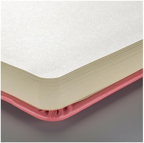 Tarens T9314-312M Art & Creation Sketchbook, Drawing Notebook, 5.1 x 8.3 inches (13 x 21 cm), Coral Red, Thickness: 4.9 oz/yd², Fine, Acid Free Paper, 80 Sheets