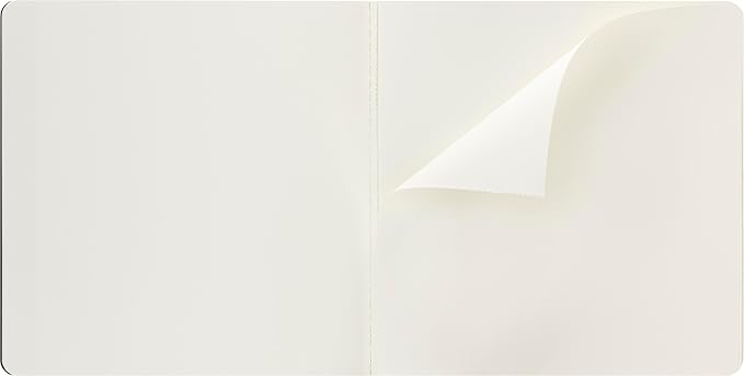 Moleskine Art Sketch Album, Soft Cover, Square (7.5" x 7.5") Plain/Blank, Black, 88 Pages