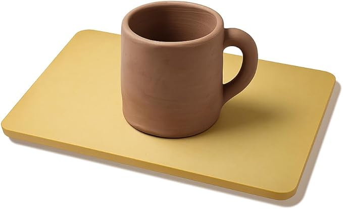 Wooden Wedging Board for Pottery - Clay Mat and Sculpting Tool for Handbuilding, Ceramics, and Crafting - Pottery Accessories for Adults (15.7inx9.8in-No Handle)