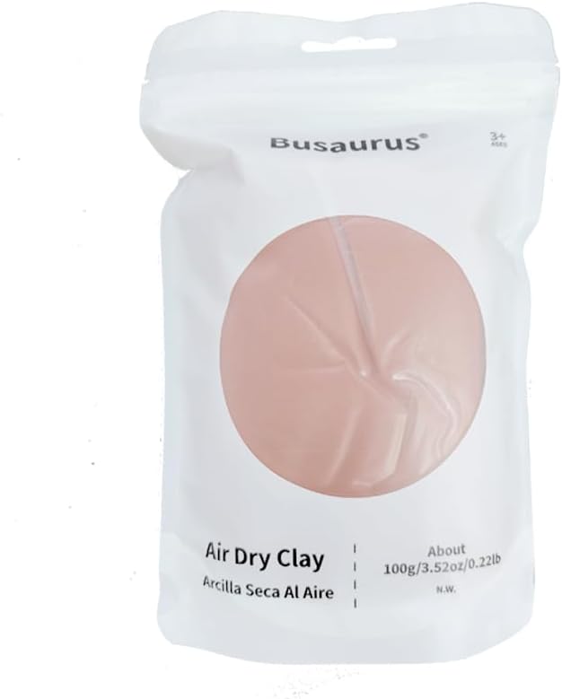 100g Light Brown Air Dry Foam Clay, DIY Magic Model Clay for Kids, Colorful Soft Clays for School Supply, Slime, Art Projects, Cosplay - Non-Sticky, Non-Toxic & Safe - Gifts for Boys & Girls and Adult