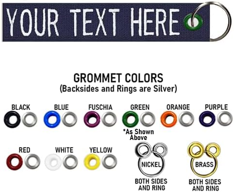 Custom Double Sided Grommeted Crate/Luggage Tags, Over 50 Fabrics, Made of Name Tape Material