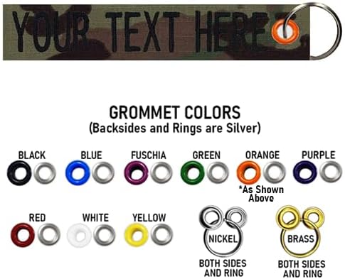 Custom Double Sided Grommeted Crate/Luggage Tags, Over 50 Fabrics, Made of Name Tape Material