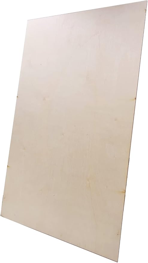 Plywood 12Pcs, 2MM 1/8" x 12" x 20" Inch,Perfect for Arts and Crafts, School Projects and DIY Projects,Baltic Birch Sheets, Perfect for Laser, CNC Cutting and Wood Burning