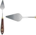 Creative Mark Stainless Steel Palette Knife Painting Tools - Paint Palette with Wooden Handle - Variety of Shapes and Sizes - 20T, 2-1/4 in