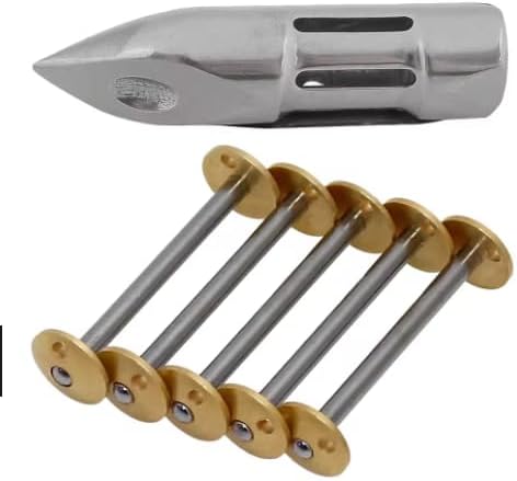 HONEYSEW 8228 Bobbins+BOBBINS VS Shuttle Bobbin CASE #8327 for Singer 27,28,127,128 Treadle Sewing (5PCS 8228+1PCS 8327)