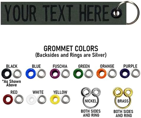 Custom Double Sided Grommeted Crate/Luggage Tags, Over 50 Fabrics, Made of Name Tape Material