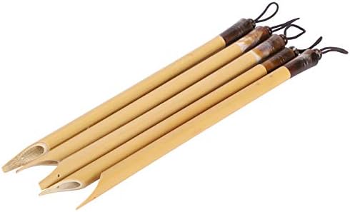 Pens, 5PCS Calligraphy Dip Pen, Vintage Handcrafted Manga Calligraphy Pens for Writing Drawing Painting (Bamboo Tip Set)