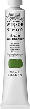 Winsor & Newton Artists' Oil Color, 200ml (6.75 oz) Tube, Sap Green