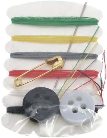 Aysekone 100 Sets Travel Sewing Kit Emergency Repair Kit with Needles Threads Buttons Safety Pins Portable Sewing Supplies for Home Hotel Travel Necessities