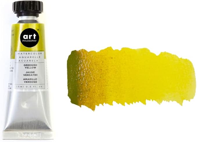 Art Philosophy® Artist Grade Watercolor Tubes Greenish Yellow
